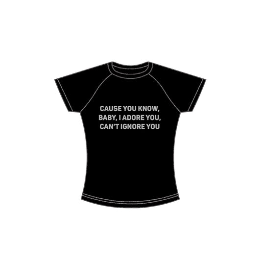 VERSES I ADORE YOU BABY TEE